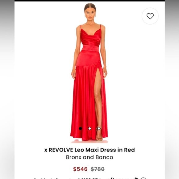 Red Bronx and Banko Leo maxi dress size 6. - Picture 1 of 7